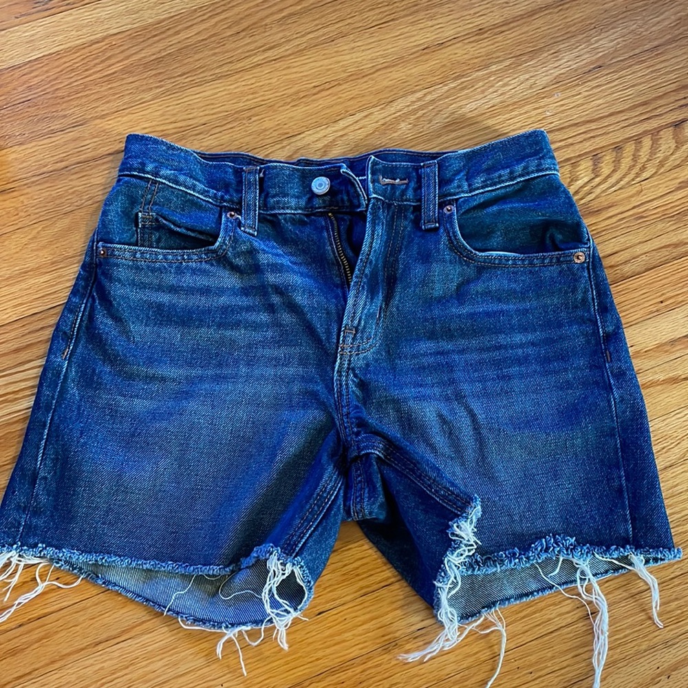 Old Navy “High-Rise Slouchy Straight” Jean shorts